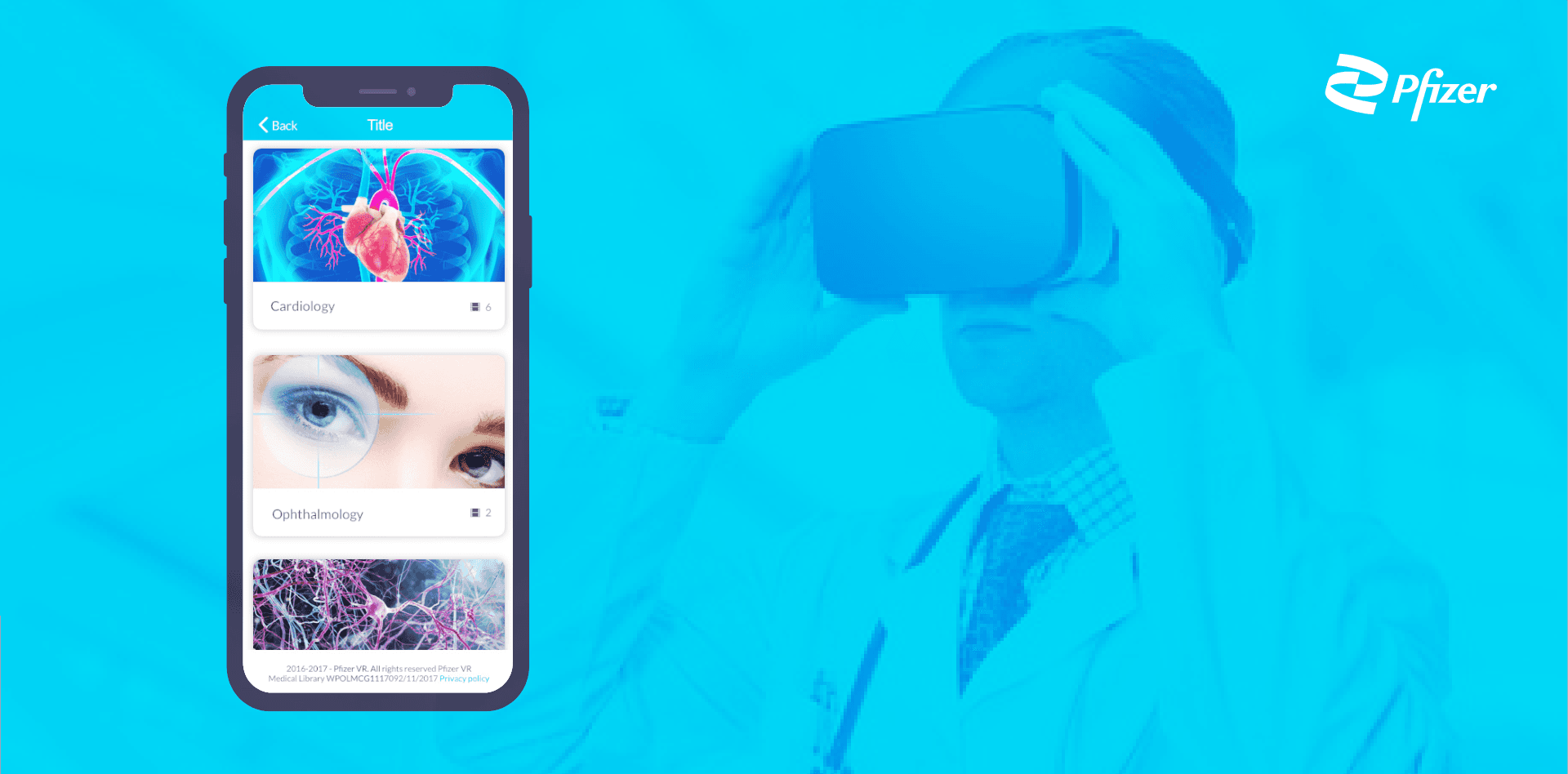 portfolio Animativ: Pfizer VR Medical Library